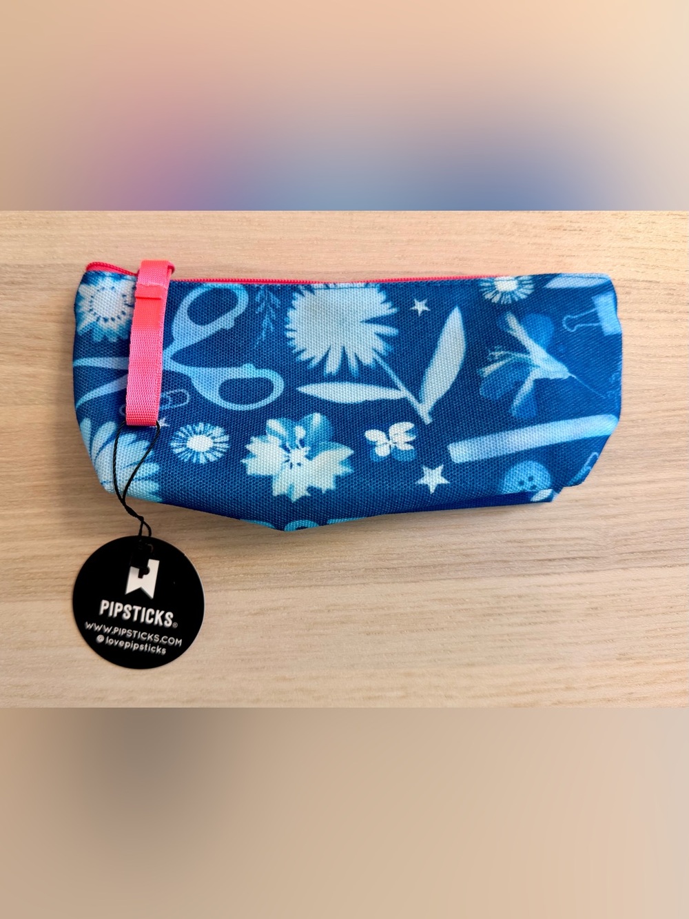 Pipsticks - Artful azure pencil case